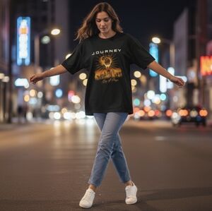 Journey Band Concert Graphic T-Shirt Medium Eclipse 2012 Tour City Of Hope